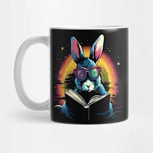 Rabbit Reads Book Mug